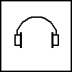 Standard symbol for headphones