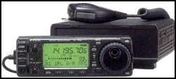 A modern mobile HF/VHF radio, the Icom 706